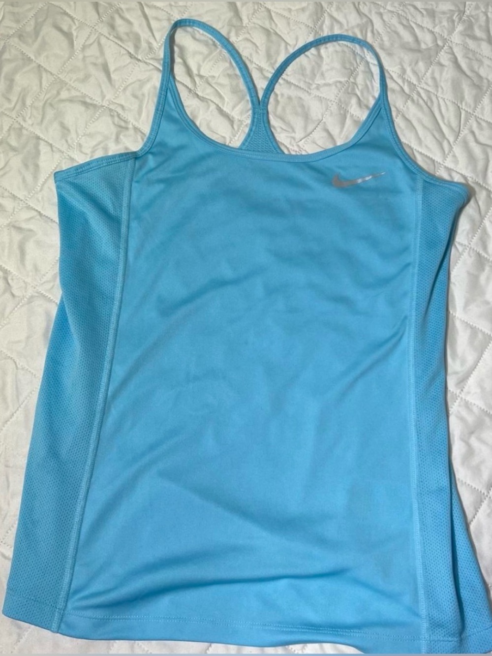 Nike blue dri fit tank top